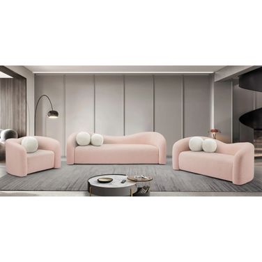 Kali Living Room Set In Pink