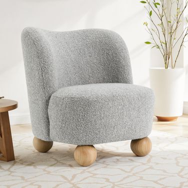 Karey Accent Chair In Gray
