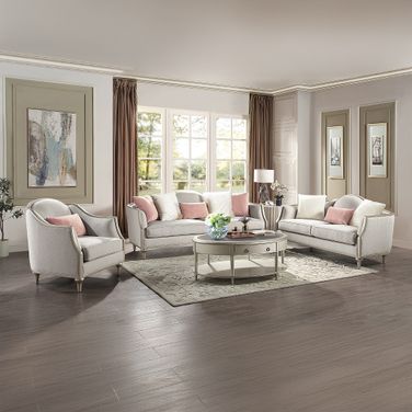 Kasa Living Room Set In Beige