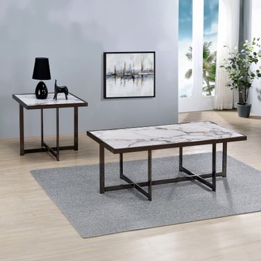 Kayley Occasional Table Set In White
