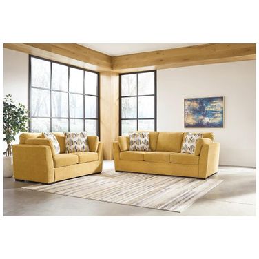 Keerwick Living Room Set In Sunflower