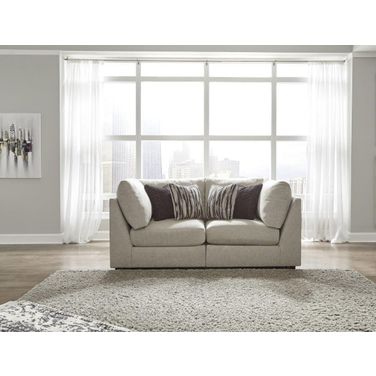 Kellway Loveseat In Bisque