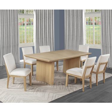 Kelly Dining Room Set in Light Oak