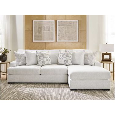 Kendrie 2-Piece Sectional Sofa RAF Chaise In Chalk