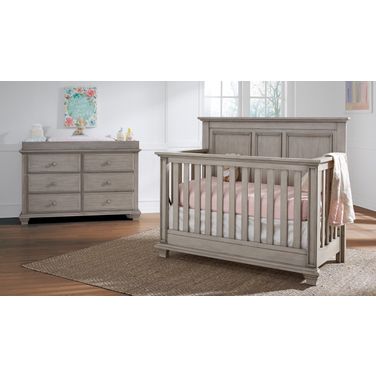 Kenilworth Convertible Kids Bedroom Set In Stone Wash