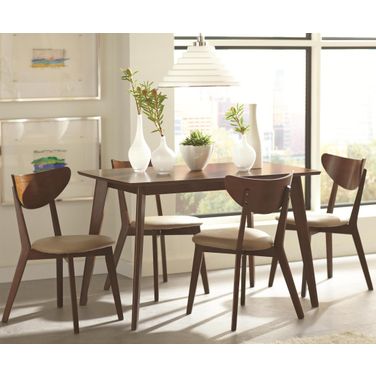 Kersey Dining Room Set In Chestnut