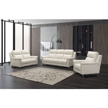 Kester Laurel Cream Power Reclining Living Room Set with Power Headrest