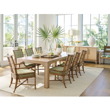 Key Biscayne Sandy Lane Dining Set In Sunwashed