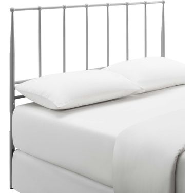 Kiana Gray Full Metal Stainless Steel Headboard