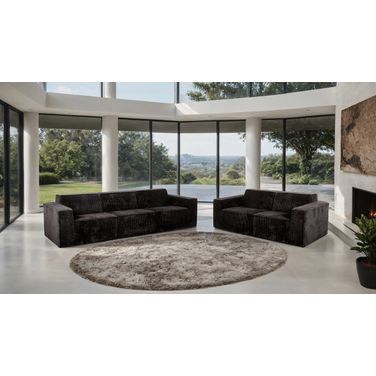 Kimara Living Room Set In Black