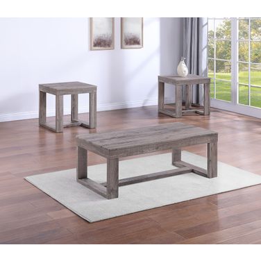 Knott Occasional Table Set In Gray