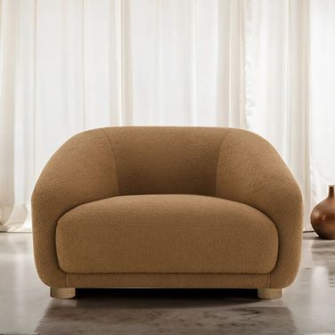 Kolvere Boucle Chair In Brown