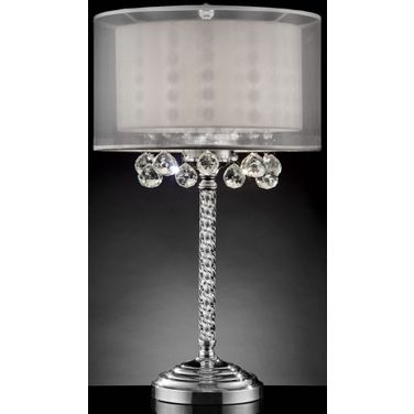 Lila 30 Inchh Table Lamp In Silver