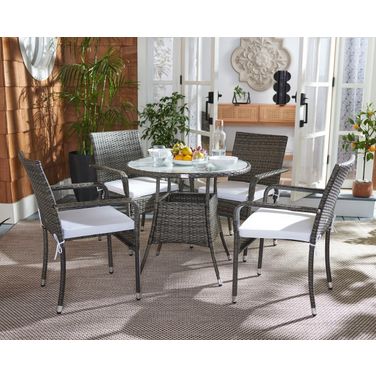 Laina Bistro Set in Grey