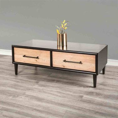 Lakeside Cocktail Table In Black and Natural