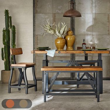 Lancaster Counter Stool with Back In Amber