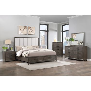 Landon Bedroom Set In Walnut