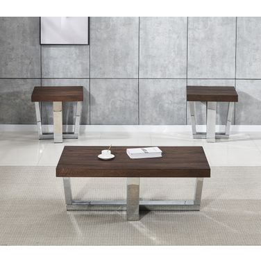 Laredo 3-Piece Occasional Set In Brown