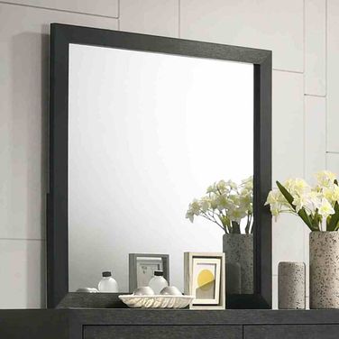 Latimer Mirror In Black