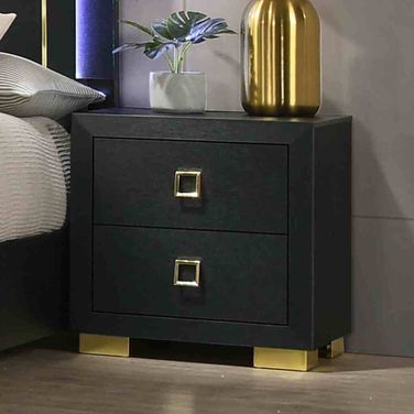 Latimer Nightstand In Black