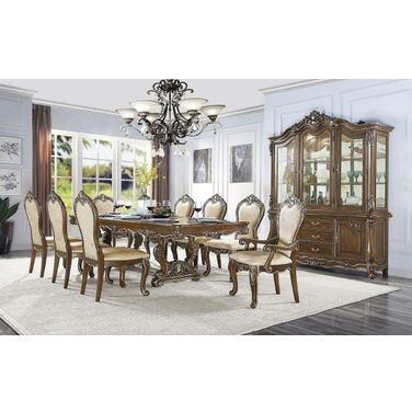 Latisha 114 Inch Rectangular Dining Room Set
