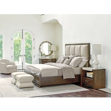Laurel Carrillo Upholstered Panel Bedroom Set