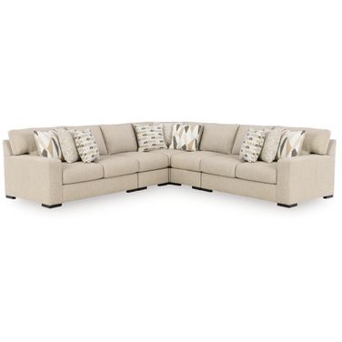 Laurelgrove 5-Piece Sectional In Pebble