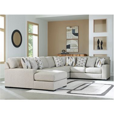 Laurelgrove 5-Piece Sectional with LAF Chaise In Pebble