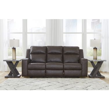 Lavenhorne Reclining Sofa With Drop Down Table In Granite