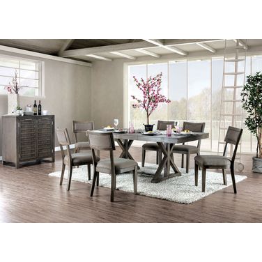 Leeds Dining Table In Gray