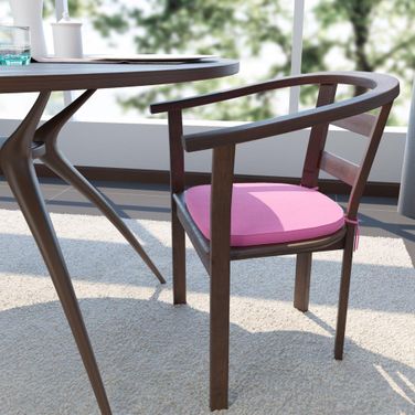 Leisuremod Modern Dining Chair Cushion Pads CAC16LPKV