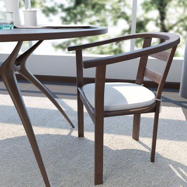 Modern Dining Chair Cushion Pads In White