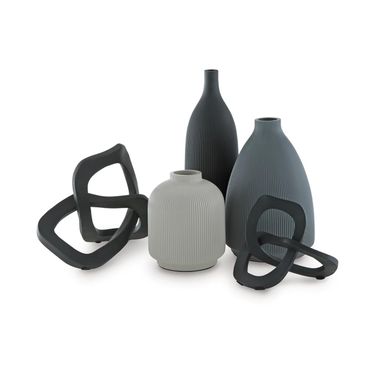 Leithick 5 Piece Accessory Set In Black/Tan/Gray