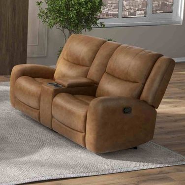 Leolinus Loveseat In Brown