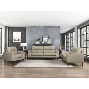 Lewes Living Room Set In Beige