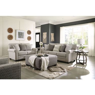 Lewiston Cement 85 Inch Living Room Set