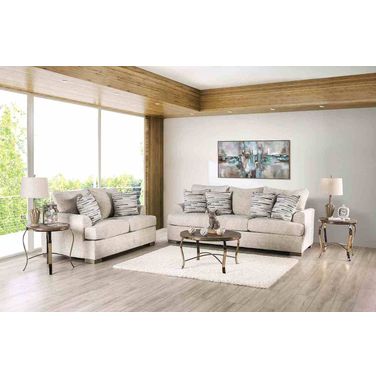 Leytonstone Living Room Set In Cream