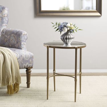 Lia Accent Table In Antique Bronze