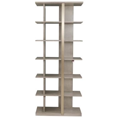 Libby Langdon Carlson Left Side Facing Etagere In Dove and Champagne