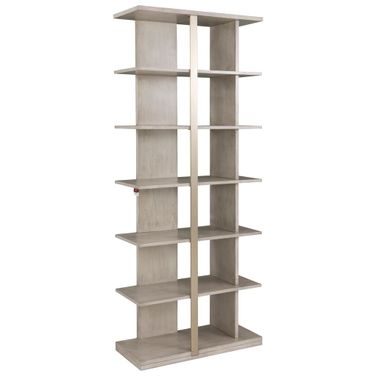 Libby Langdon Carlson Right Side Facing Etagere In Dove and Champagne