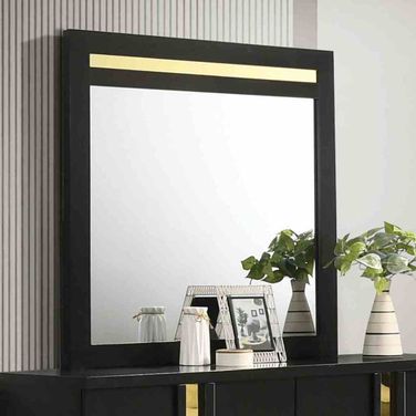 Lillestrom Mirror In Black and Gold