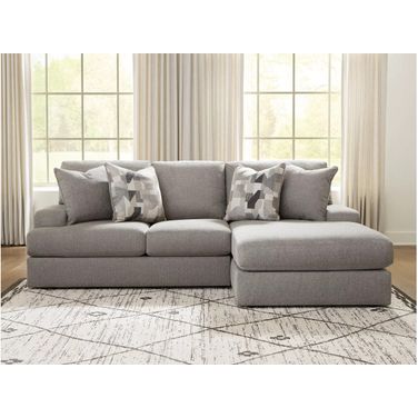 Lindon 2-Piece Sectional with RAF Chaise In Smoke