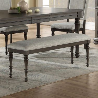 Linnett Walnut Bench