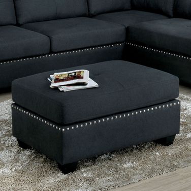 Lita Ottoman In Gray