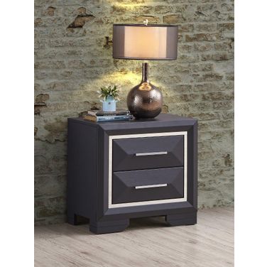 Liverpool Nightstand In Black