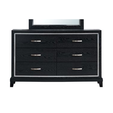 Livingston 6 Drawer Dresser In Black