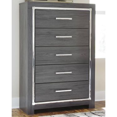 Lodanna Gray 5 Drawer Chest