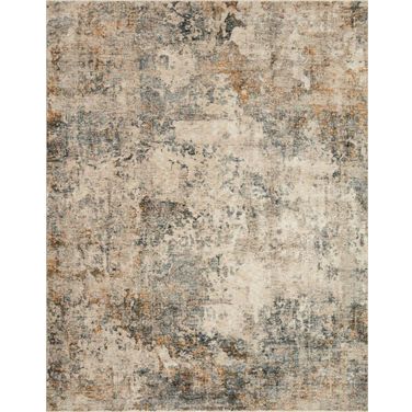 Loloi Axel 2'6" x 10' Rug In Ocean And Beige