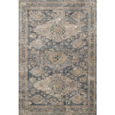 Loloi Gaia 7'10" x 10'2" Rug In Denim And Taupe
