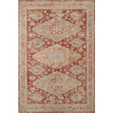 Loloi Gaia Rug In Gold And Brick GAIAGAA-02GOBKB6F5